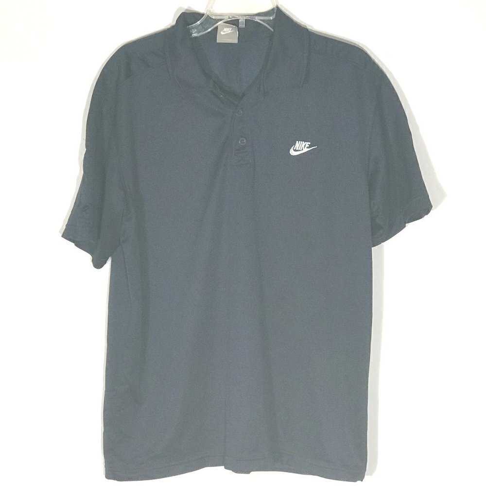 NIKE XL Blue Mens Polo Sport Shirt
